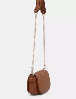 Сумка ФЕДОРА Guess, коричневый