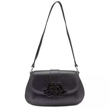 Сумка Fiorucci среднего размера с металлическим узором, черный