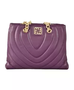 Сумка Firenze из полиуретана. Ermanno Scervino, фиолетовый