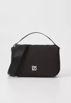 Сумка FLAP SHOULDER DKNY, черный