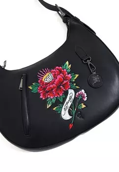 Сумка FLOWER Ed Hardy, черный