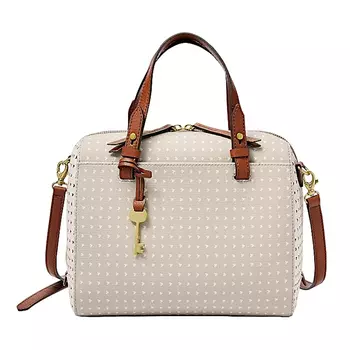 Сумка Fossil Women's Rachel Satchel Purse, бежевый/коричневый