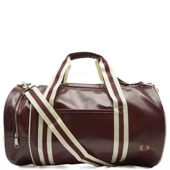 Сумка Fred Perry Classic Barrel, коричневый/кремовый