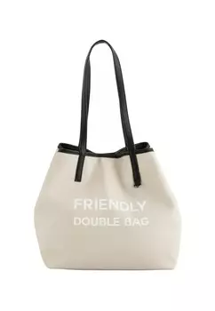 Сумка FRIENDLY DOUBLE Carpisa, молочный