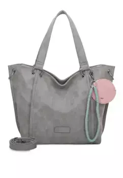 Сумка Fritzi из Пруссии "Fritzi02N" со съемным ключом-змеей и подвеской для сумки Fritzi Aus Preuen, серый