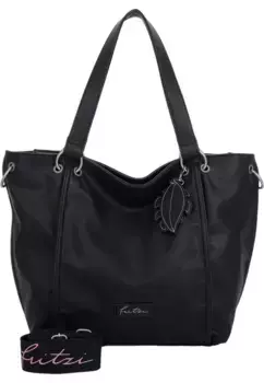 Сумка Fritzi из Пруссии с ручкой "Eco-Fritzi02", изготовленная из веганских и переработанных материалов Fritzi Aus Preuen, черный