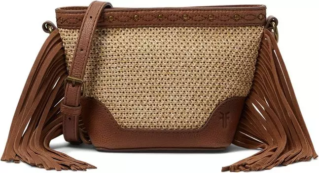 Сумка Frye Ava Raffia Mini Bucket, коричневый