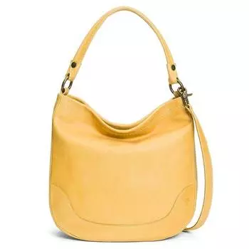 Сумка Frye Melissa Leather Hobo, желтый