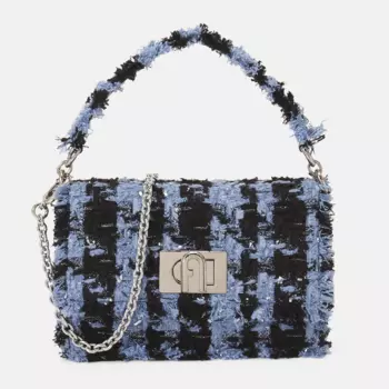 Сумка Furla, голубой/черный