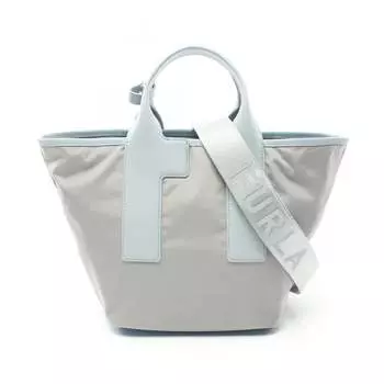 Сумка Furla из синей кожи и нейлона
