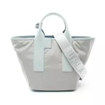 Сумка Furla из синей кожи и нейлона