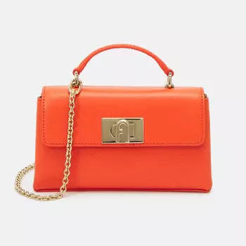 Сумка Furla Mini Crossbody Top Handle, оранжевый