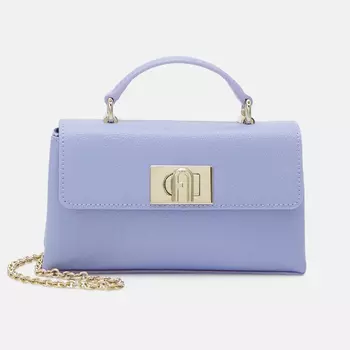 Сумка Furla Mini Crossbody Top Handle, сиреневый