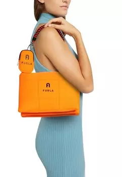 Сумка Furla, неоновый оранжевый