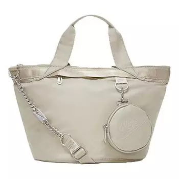 Сумка futura luxe tote bag 'beige grey' Nike, бежевый