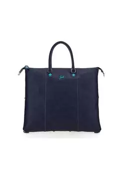 Сумка G3 Plus кожаная 43 см Gabs, цвет Inchiostro Blu