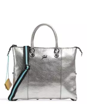 Сумка G3 Plus M из зерненой телячьей кожи Gabs, серебряный