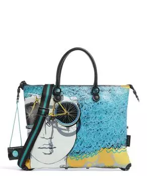 Сумка G3 Plus M из зерненой телячьей кожи Gabs, мультиколор