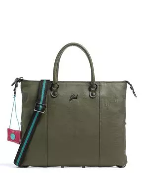 Сумка G3 plus m из зерненой телячьей кожи Gabs, зеленый