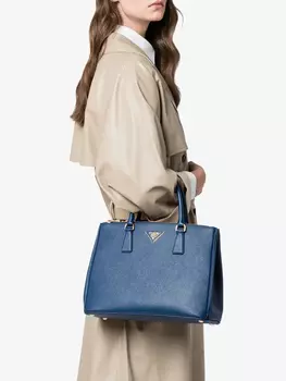 Сумка 'Galleria' Prada, синий