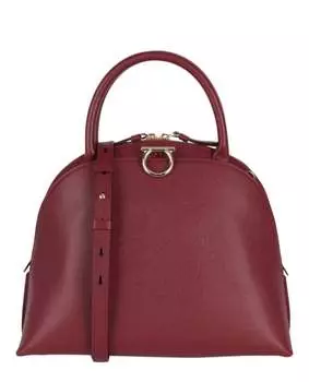 Сумка Gancini Medium с верхней ручкой Salvatore Ferragamo, цвет burgundy