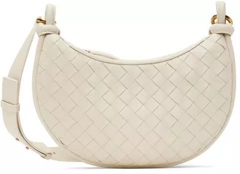 Сумка Gemelli цвета Off-White Bottega Veneta