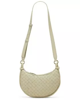 Сумка Gemini с несколькими карманами Bottega Veneta, цвет Travertine & Muse Brass