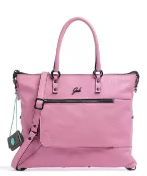 Сумка Genea Plus M из зерненой телячьей кожи Gabs, розовый