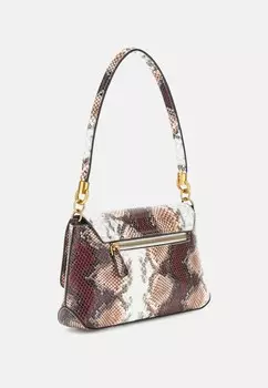Сумка GEORGINA PYTHON-OPTIK Guess, бордовый