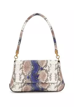 Сумка GEORGINA PYTHON-OPTIK Guess, синий