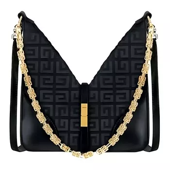 Сумка GIVENCHY из хлопка с вырезами, мини-сумка через плечо, женская, черная