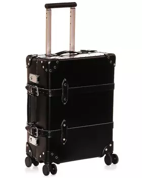 Сумка Globe-Trotter 4 Wheel Carry On Luggage 40x55x21cm, цвет Black & Black Chrome
