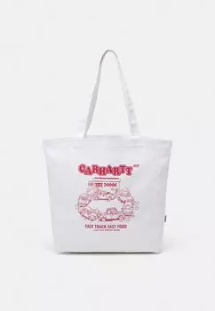 Сумка GRAPHIC TOTE UNISEX Carhartt WIP, цвет white/samba