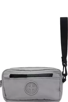 Сумка Gray Nylon Metal ECONYL Pouch Stone Island
