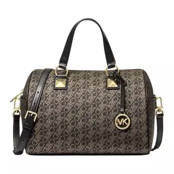 Сумка Grayson Medium Metallic Empire Monogram MICHAEL KORS
