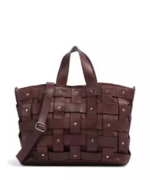 Сумка Griesgasse 2 из зернистой кожи Taschendieb Wien, коричневый