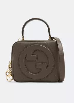 Сумка Gucci Blondie Top Handle, коричневый