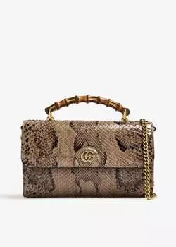 Сумка Gucci Diana Top Handle, животный принт