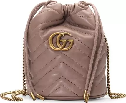 Сумка Gucci GG Marmont 2.0 Mini Bucket Bag Porcelain Rose