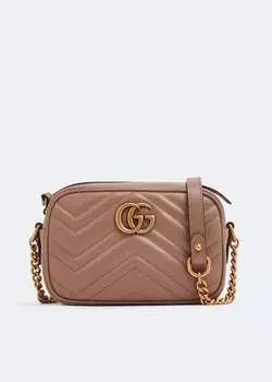 Сумка Gucci GG Marmont Matelass Mini, розовый