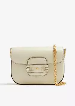 Сумка Gucci Horsebit 1955 Mini, белый