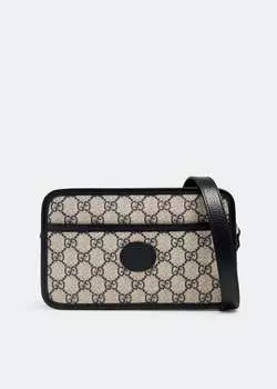 Сумка Gucci Interlocking G Mini, бежевый
