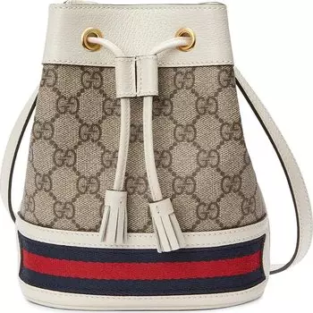 Сумка Gucci Ophidia Mini GG Bucket Bag Beige, бежевый