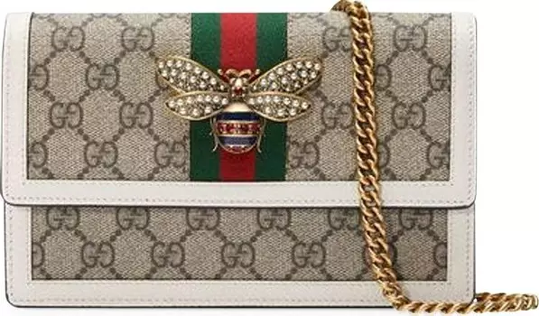 Сумка Gucci Queen Margaret Mini GG Bag Beige, бежевый