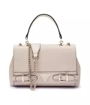 Сумка Guess Ali с застежками, бежевый