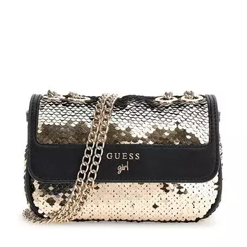 Сумка Guess, черное золото