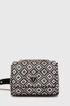 Сумка с геометрическим принтом Guess, черный