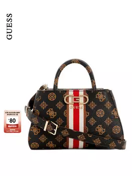 Сумка Guess, черный / коричневый