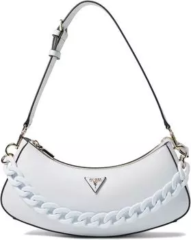Сумка GUESS Corina Top Zip Shoulder Bag, белый