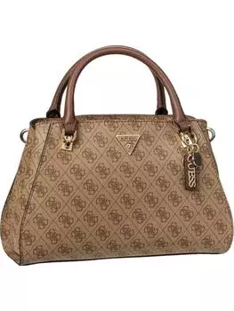 Сумка Guess, цвет latte logo/brown